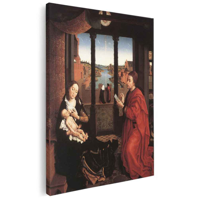 St. Luke Drawing a Portrait of the Virgin Mary (1440) by Rogier van der Weyden