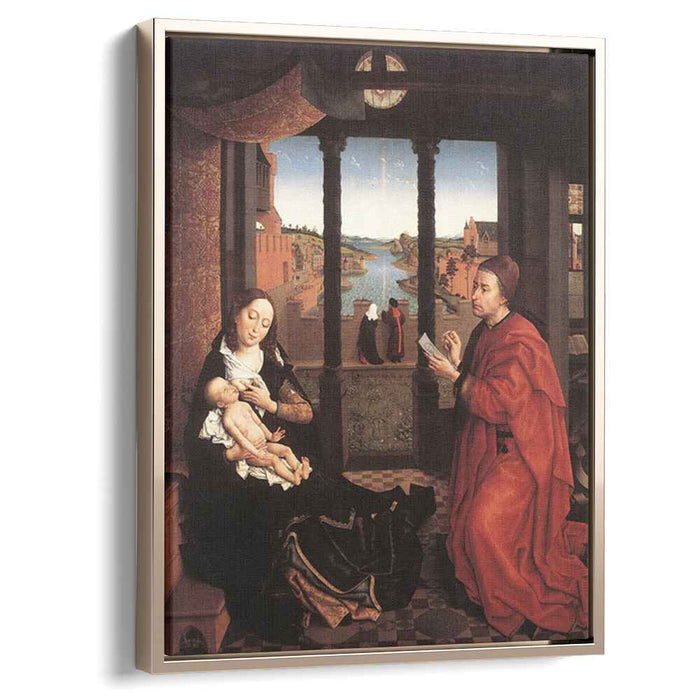 St. Luke Drawing a Portrait of the Virgin Mary (1440) by Rogier van der Weyden