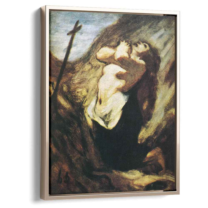 St. Magdalene in the Desert (1852) by Honore Daumier