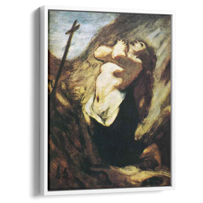 St. Magdalene in the Desert (1852) by Honore Daumier