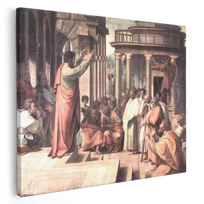 St. Paul Preaching at Athens (cartoon for the Sistine Chapel) (1515) by Raphael