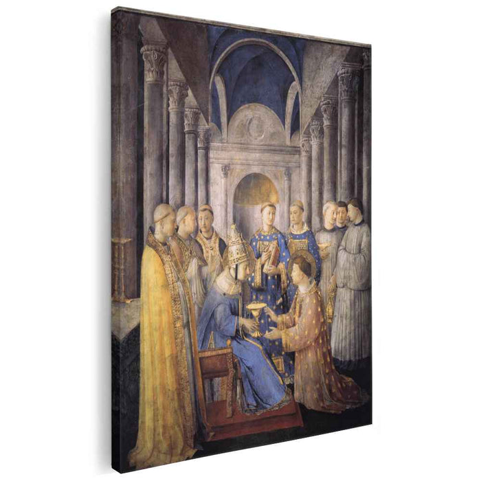 St. Peter Consacrates St. Lawrence as Deacon (1449) by Fra Angelico