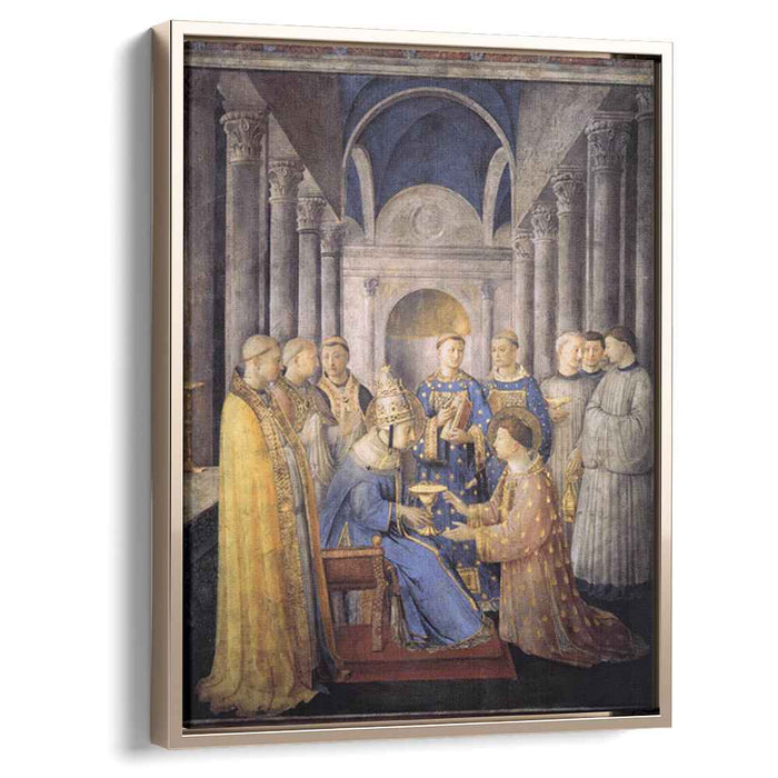 St. Peter Consacrates St. Lawrence as Deacon (1449) by Fra Angelico