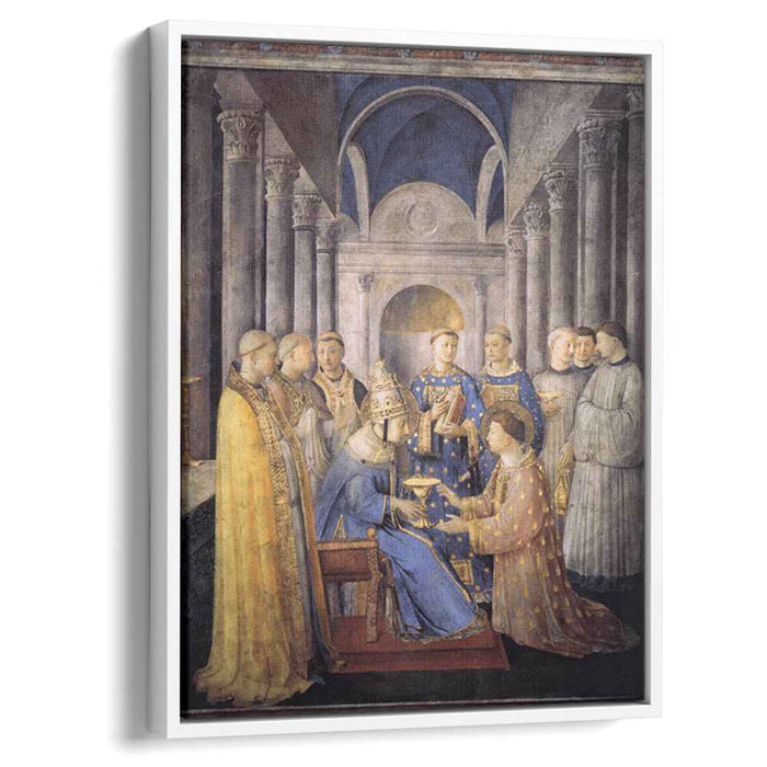 St. Peter Consacrates St. Lawrence as Deacon (1449) by Fra Angelico