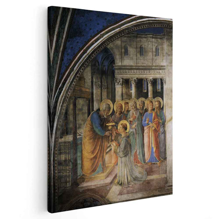 St. Peter Consacrates Stephen as Deacon (1449) by Fra Angelico