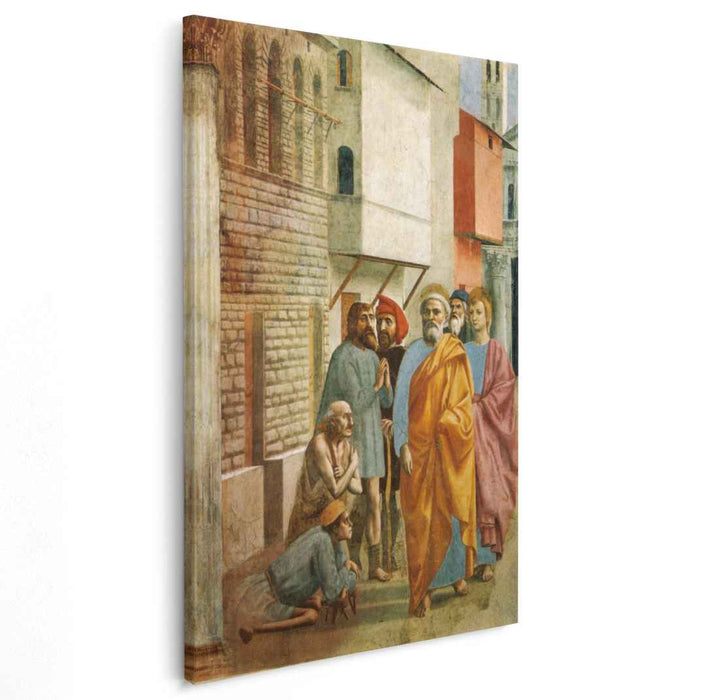 St.Peter Healing the Sick with His Shadow (1425) by Masaccio