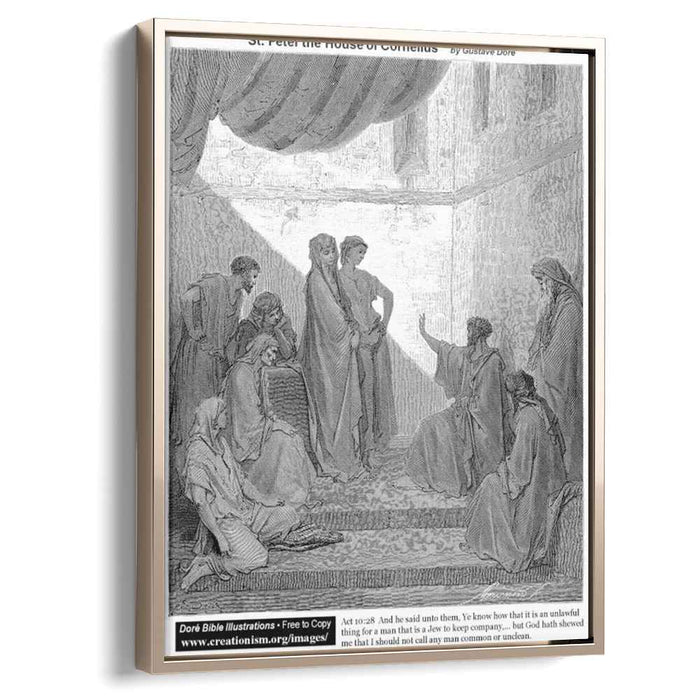 St.Peter In The House Of Cornelius by Gustave Dore