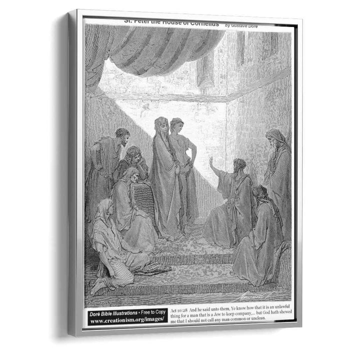 St.Peter In The House Of Cornelius by Gustave Dore