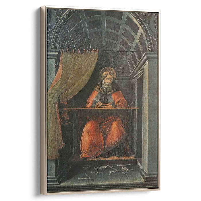 St. Augustine in his cell (1490) by Sandro Botticelli