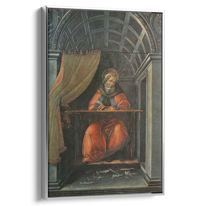 St. Augustine in his cell (1490) by Sandro Botticelli