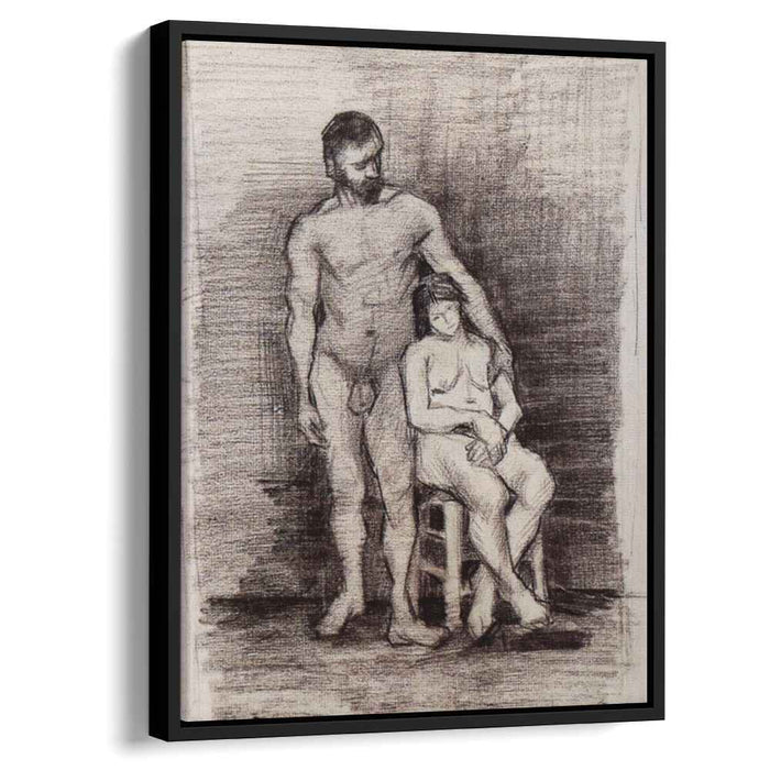 Standing Male and Seated Female Nudes (1887) by Vincent van Gogh