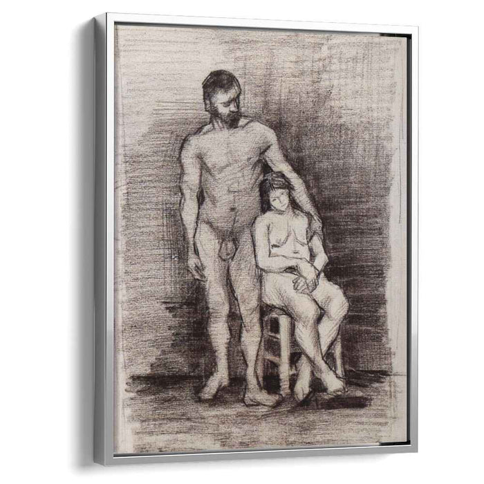 Standing Male and Seated Female Nudes (1887) by Vincent van Gogh