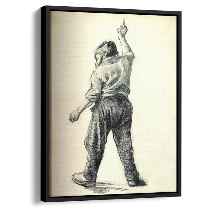 Standing Man Seen from the Back (1886) by Vincent van Gogh