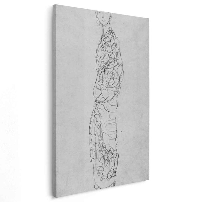 Standing Woman in Kimono (Dame im Kimono) (1918) by Gustav Klimt