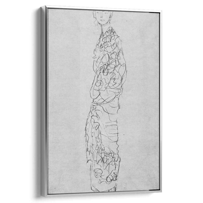 Standing Woman in Kimono (Dame im Kimono) (1918) by Gustav Klimt