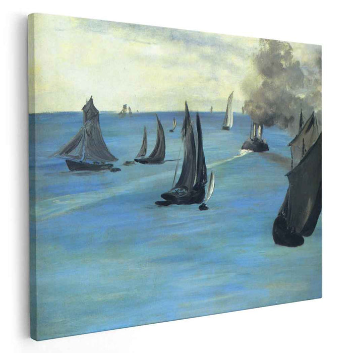 Steamboat leaving Boulogne (1864) by Edouard Manet