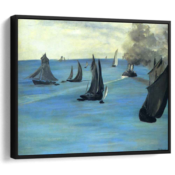 Steamboat leaving Boulogne (1864) by Edouard Manet