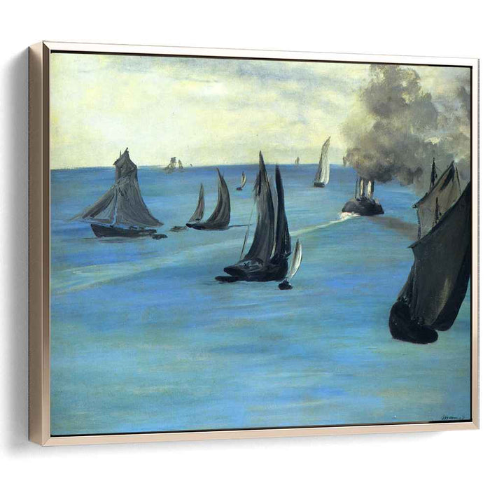 Steamboat leaving Boulogne (1864) by Edouard Manet