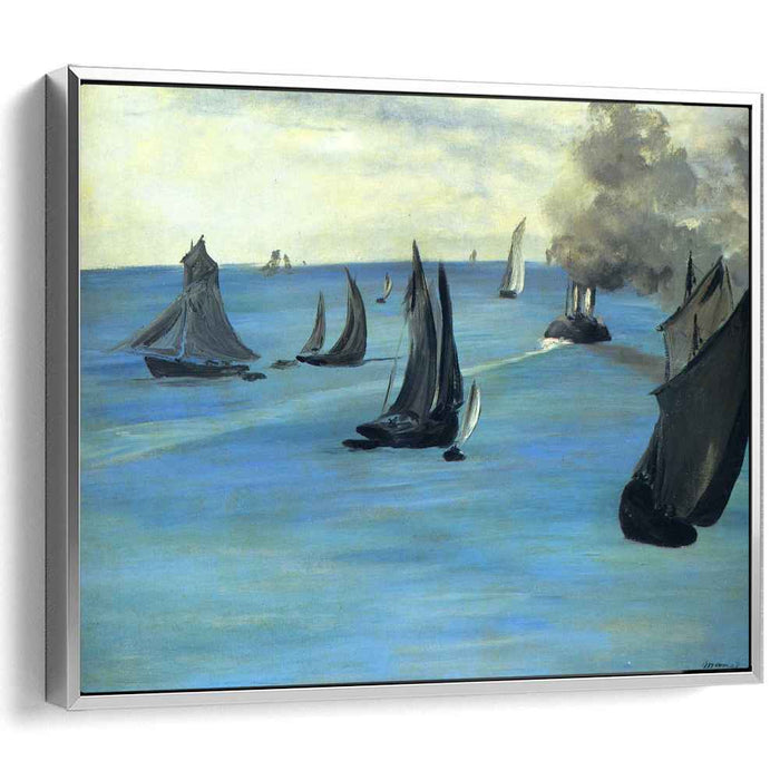 Steamboat leaving Boulogne (1864) by Edouard Manet