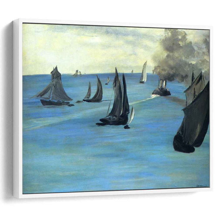 Steamboat leaving Boulogne (1864) by Edouard Manet