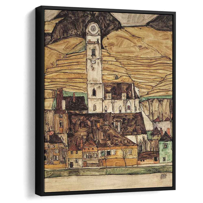 Stein on the Danube (1913) by Egon Schiele