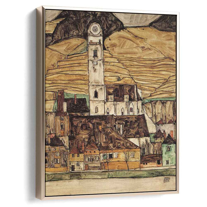 Stein on the Danube (1913) by Egon Schiele