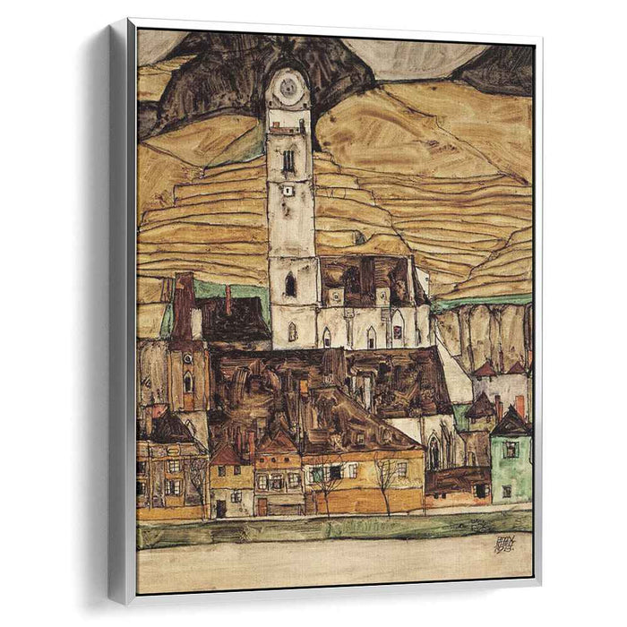 Stein on the Danube (1913) by Egon Schiele