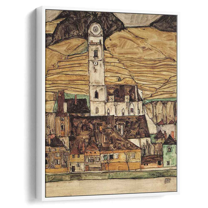 Stein on the Danube (1913) by Egon Schiele