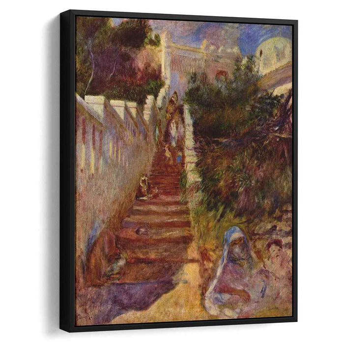 Steps in Algiers (1882) by Pierre-Auguste Renoir