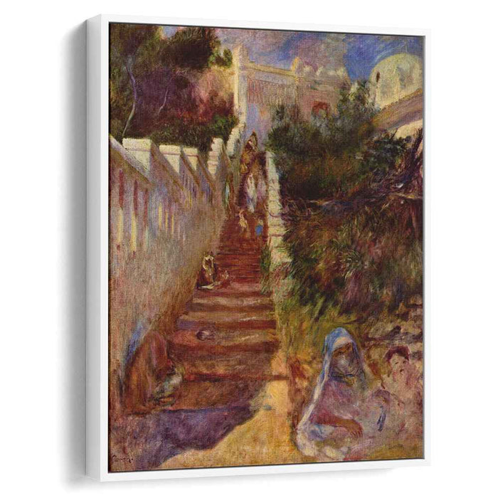 Steps in Algiers (1882) by Pierre-Auguste Renoir