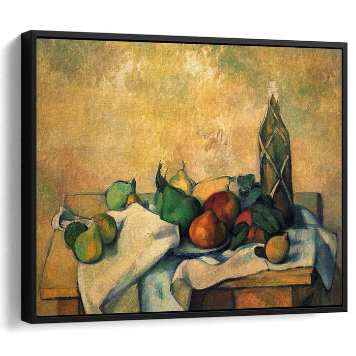 Still life, bottle of rum by Paul Cezanne