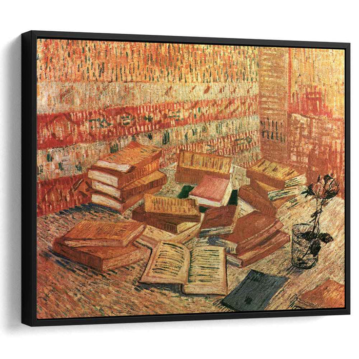 Still Life - French Novels and Rose (1888) by Vincent Van Gogh