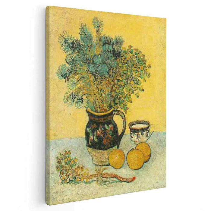 Still Life Majolica Jug with Wildflowers (1888) by Vincent van Gogh