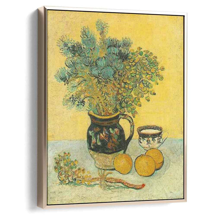 Still Life Majolica Jug with Wildflowers (1888) by Vincent van Gogh