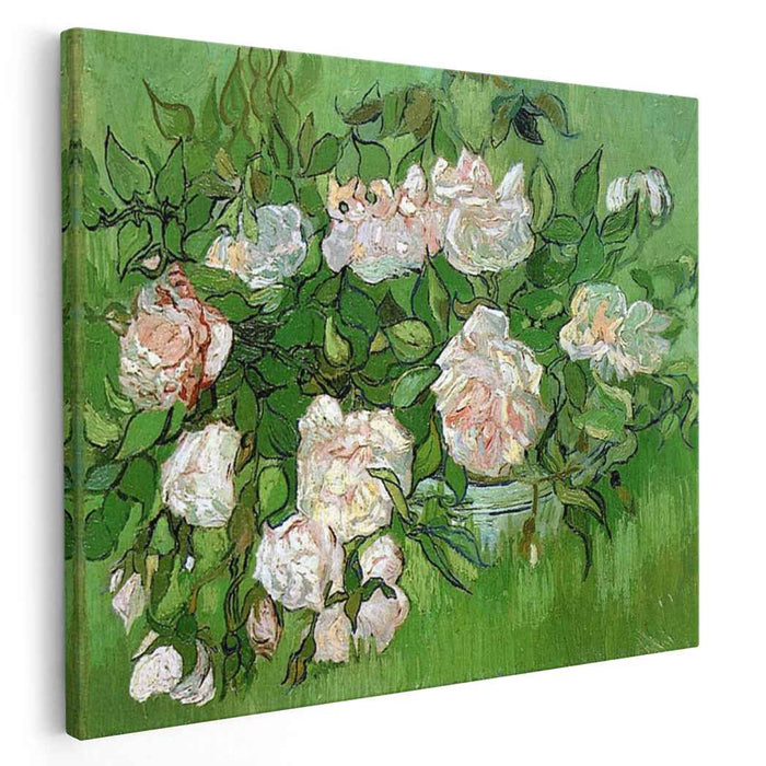 Still Life - Pink Roses (1890) by Vincent van Gogh