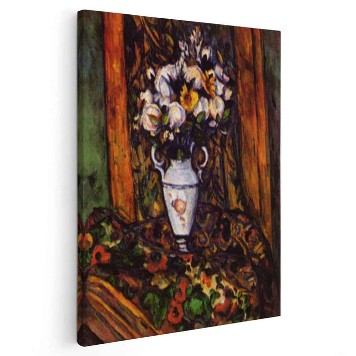Still Life, Vase with Flowers by Paul Cezanne