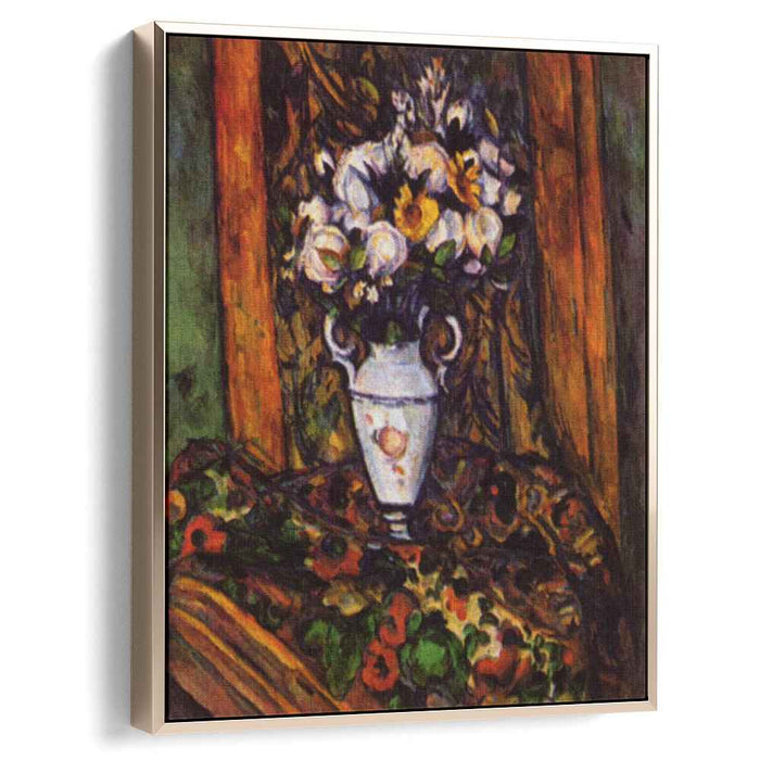Still Life, Vase with Flowers by Paul Cezanne