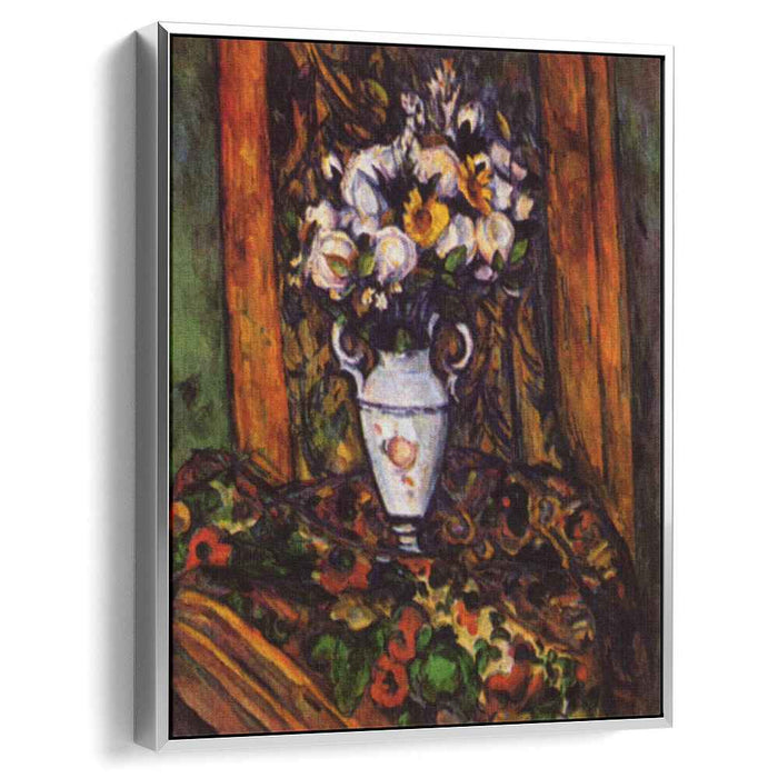 Still Life, Vase with Flowers by Paul Cezanne