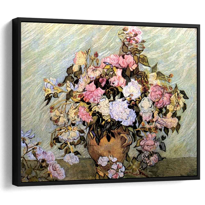 Still Life Vase with Roses (1890) by Vincent van Gogh