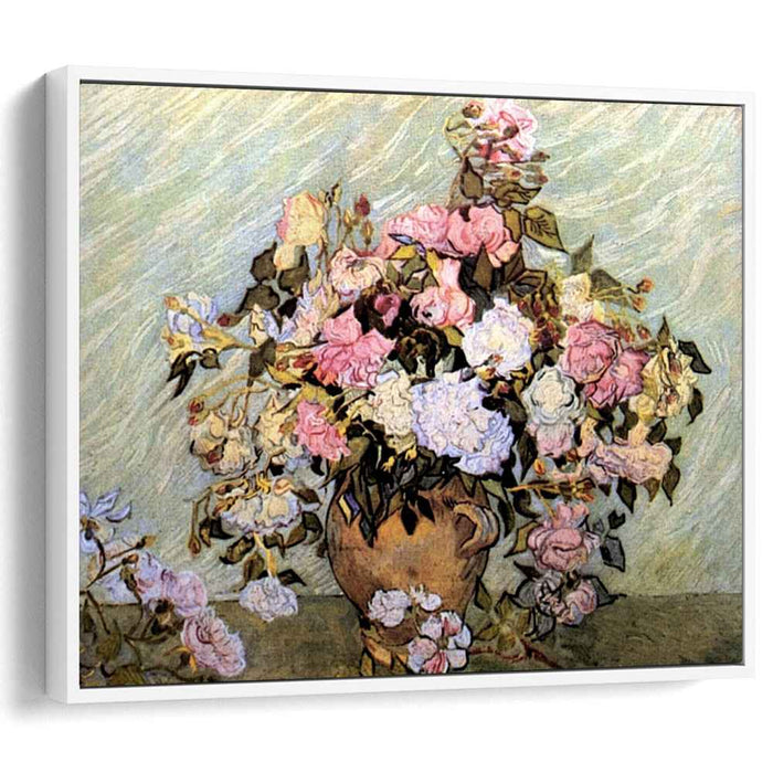 Still Life Vase with Roses (1890) by Vincent van Gogh