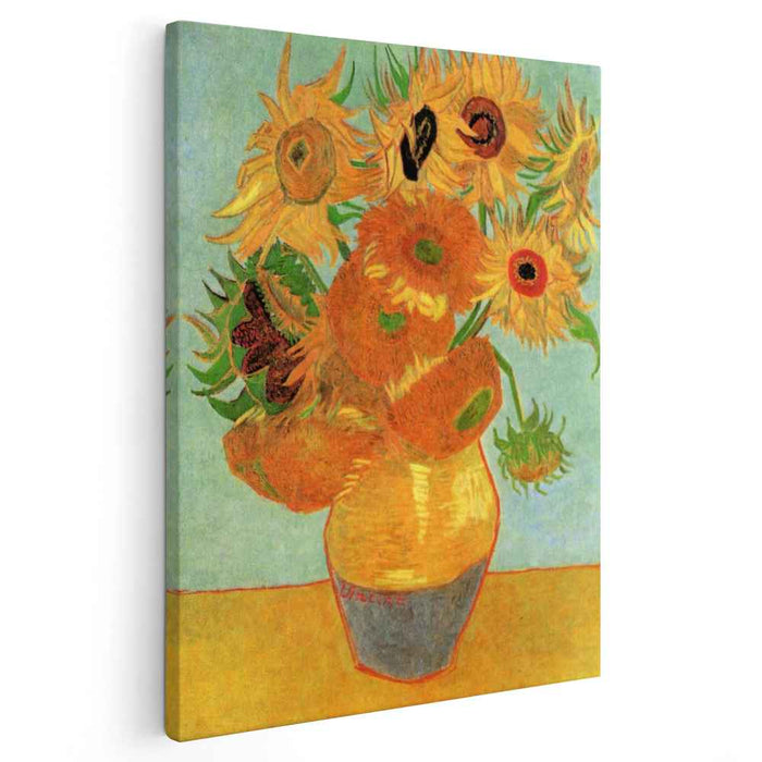 Still Life Vase with Twelve Sunflowers (1889) by Vincent van Gogh