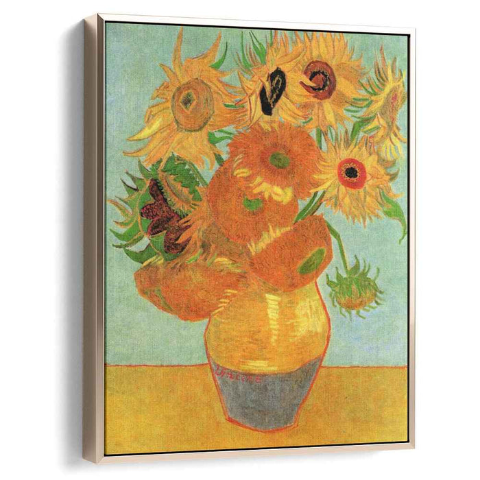 Still Life Vase with Twelve Sunflowers (1889) by Vincent van Gogh