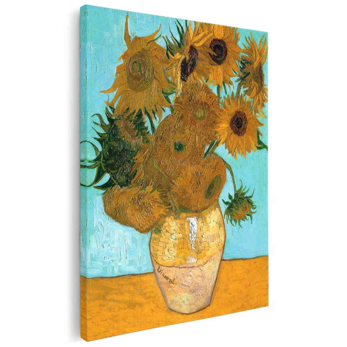 Still Life - Vase with Twelve Sunflowers (1889) by Vincent van Gogh