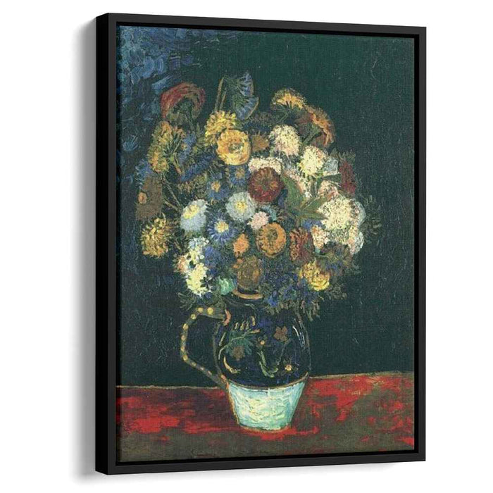 Still Life Vase with Zinnias (1888) by Vincent van Gogh