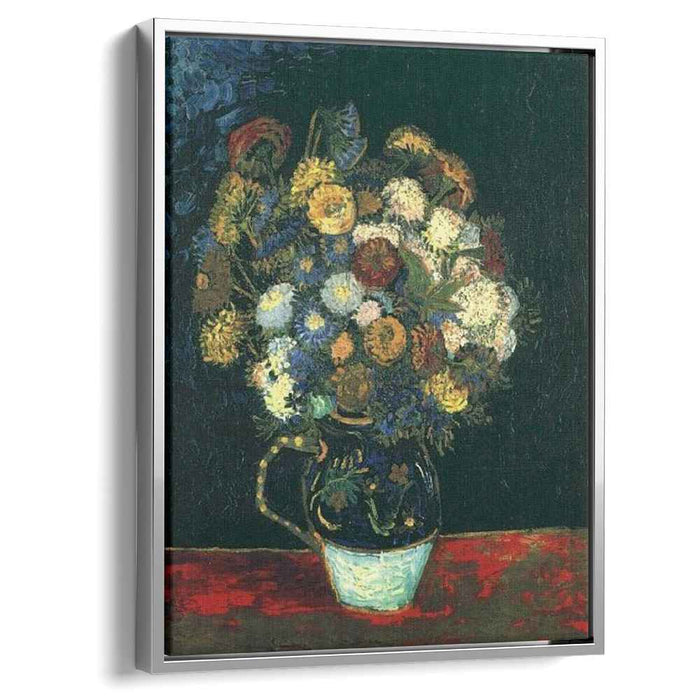 Still Life Vase with Zinnias (1888) by Vincent van Gogh