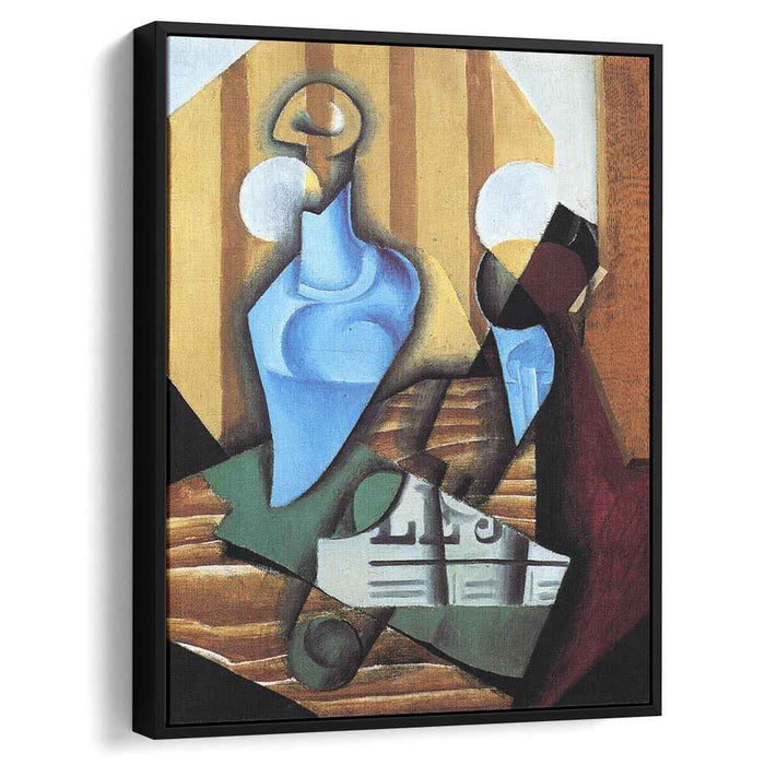 Still Life with Bottle and Glass (1914) by Juan Gris