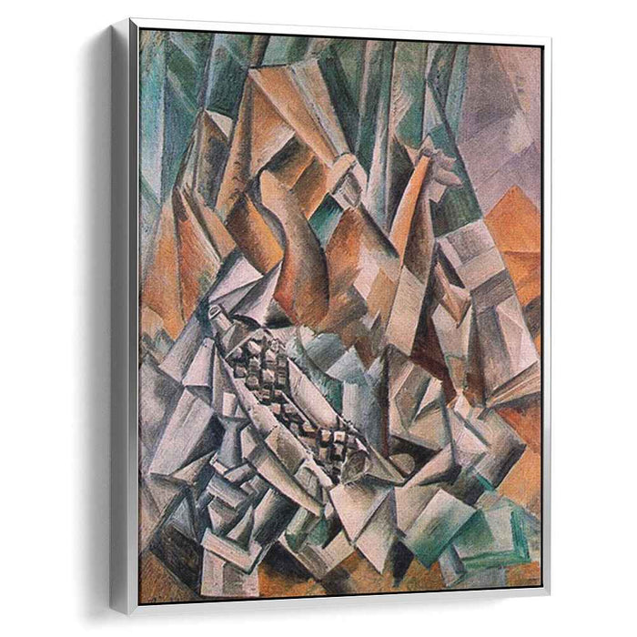 Still life with bottle of Anis del Mono (1909) by Pablo Picasso