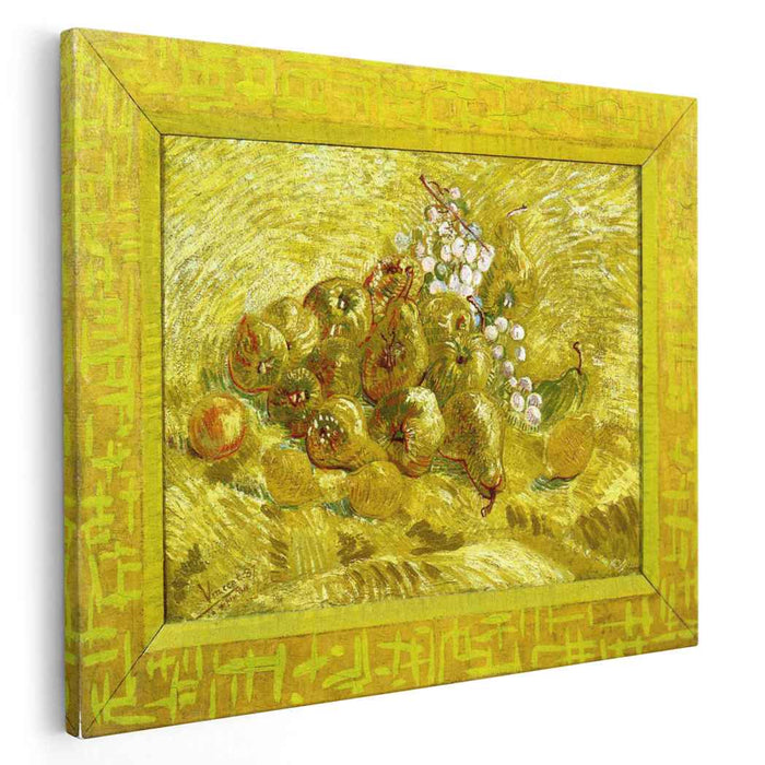 Still life with grapes,pears and lemons by Vincent van Gogh