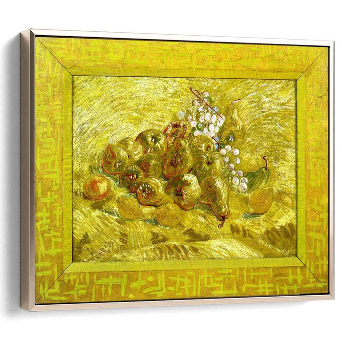 Still life with grapes,pears and lemons by Vincent van Gogh