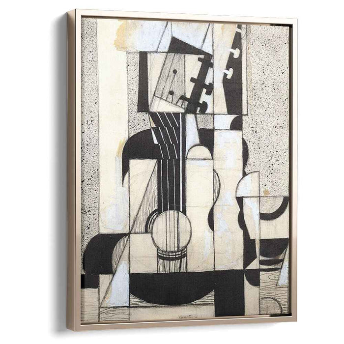 Still Life with Guitar (1913) by Juan Gris